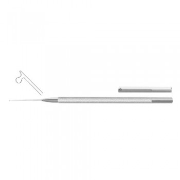Lester IOL Manipulator Straight Stainless Steel, 12 cm - 4 3/4" Tip Diameter 0.25 mm